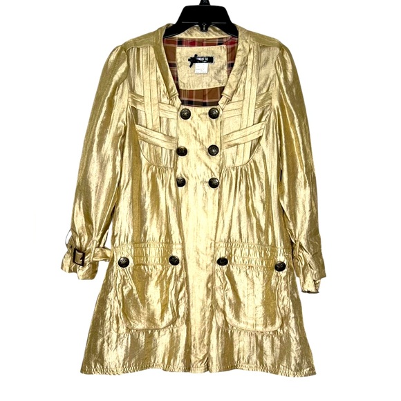 Fumblin’ Foe Jackets & Blazers - 🤩 NEW LISTING! Fumblin Foe Women’s Coquette Gold Victorian Dress/Jacket Sz M EUC